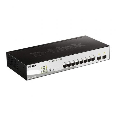 D-Link DGS-1210-10 Switch Gestionado L2 con 8 Puertos Gigabit y 2 SFP D-Link DGS-1210-10 Switch Gestionado L2 con 8 Puertos Gigabit y 2 SFP